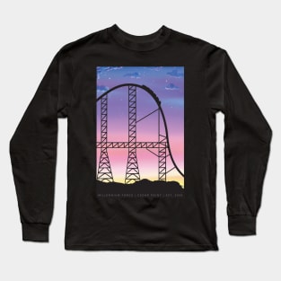 Millennium Force Sunset Long Sleeve T-Shirt